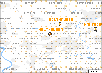 map of Holthausen