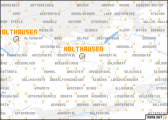 map of Holthausen