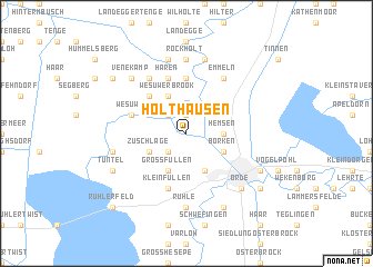 map of Holthausen