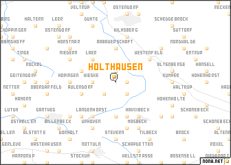 map of Holthausen