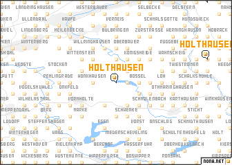 map of Holthausen