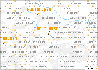 map of Holthausen