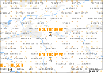 map of Holthausen