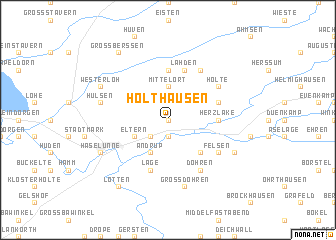 map of Holthausen