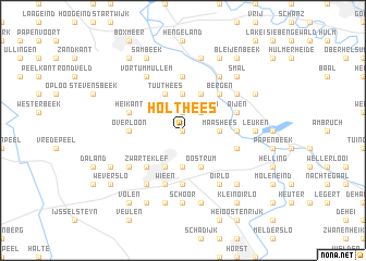 map of Holthees