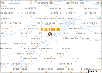 map of Holtheme