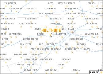 map of Holthone