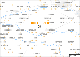 map of Holthuizen