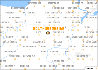 map of Holthuserheide