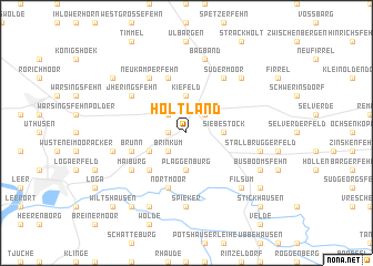 map of Holtland