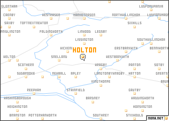 map of Holton