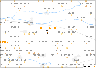 map of Holtrup