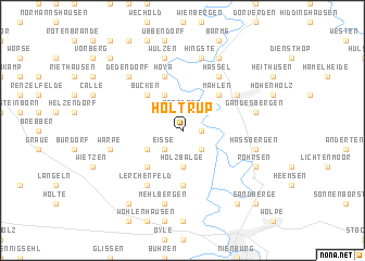 map of Holtrup