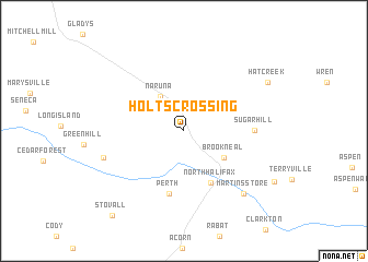 map of Holts Crossing