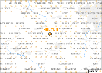 map of Holtum