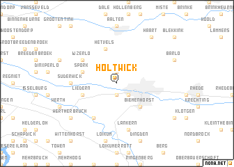 map of Holtwick