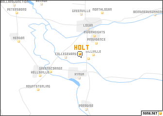map of Holt