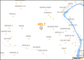 map of Holt