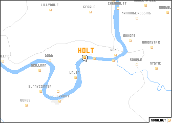 map of Holt