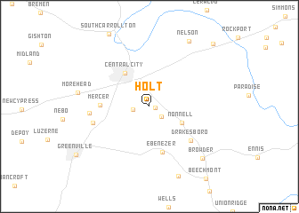 map of Holt