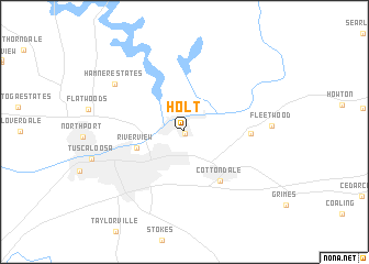 map of Holt