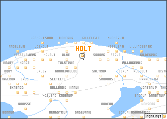 map of Holt