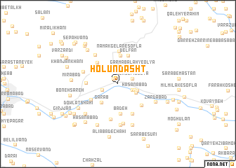 map of Holūndasht