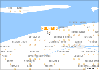 map of Holwerd