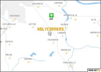 map of Holy Corners