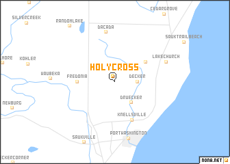 map of Holy Cross