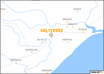 map of Holy Cross