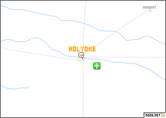 map of Holyoke