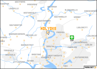 map of Holyoke