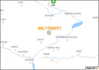 map of Holy Trinity