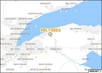 map of Holywood