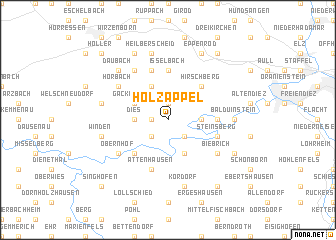 map of Holzappel