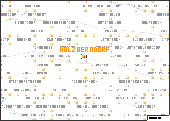 map of Holzberndorf