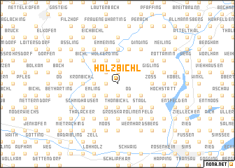 map of Holzbichl