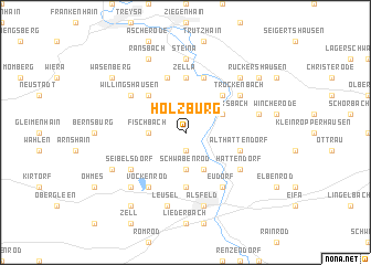 map of Holzburg