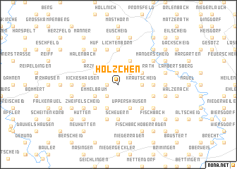 map of Hölzchen