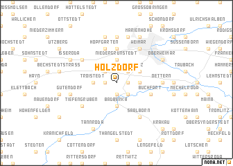 map of Holzdorf