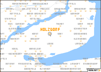 map of Holzdorf