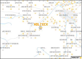 map of Holzeck