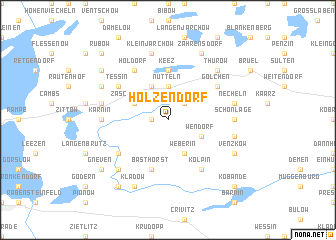 map of Holzendorf