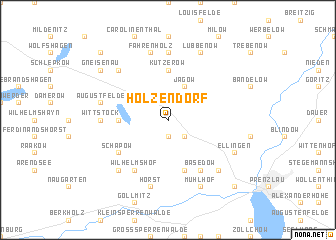 map of Holzendorf