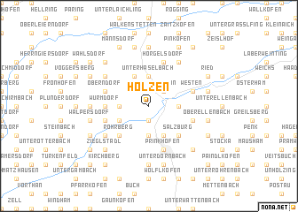 map of Holzen