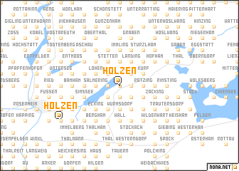 map of Holzen