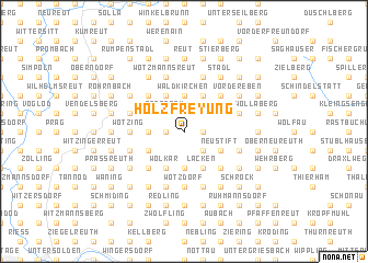 map of Holzfreyung