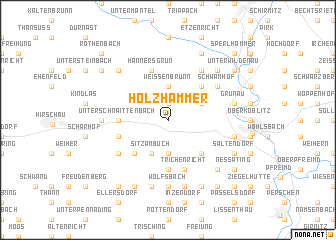 map of Holzhammer