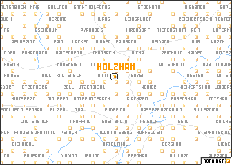 map of Holzham